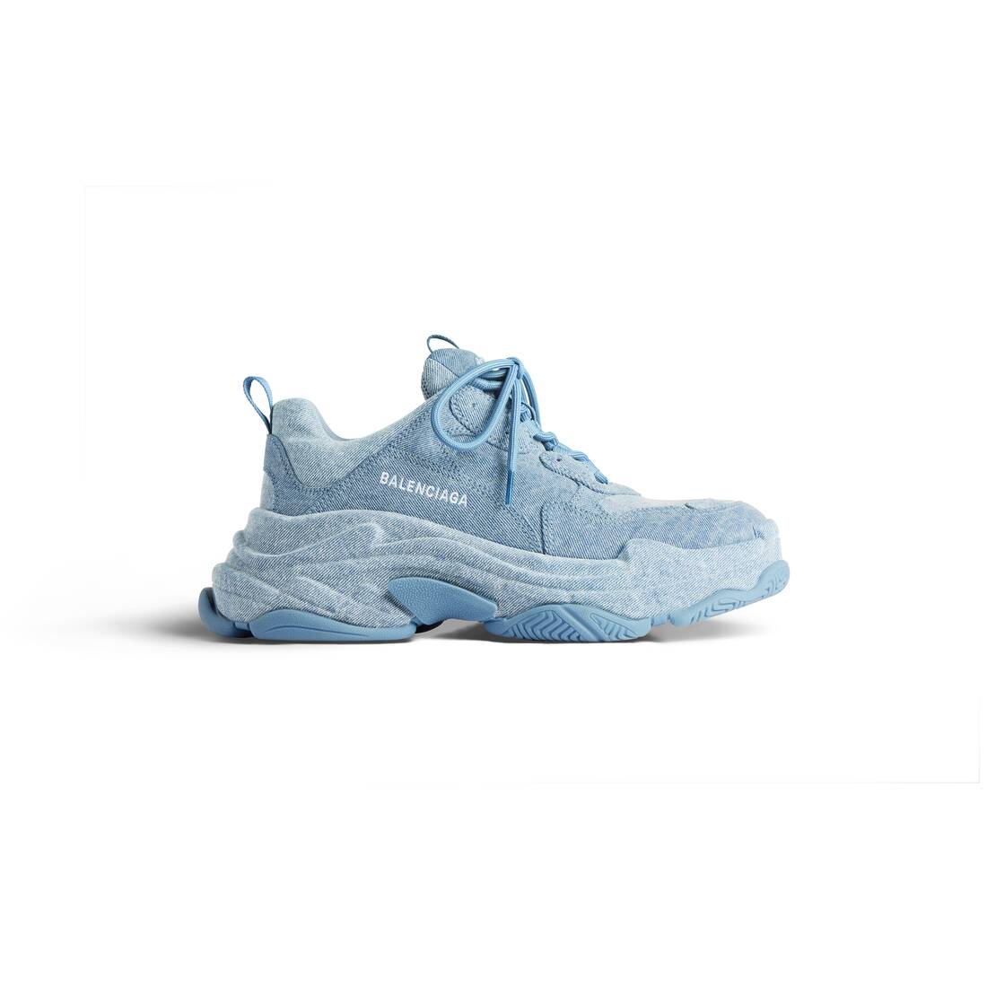 Women’s Triple S Sneaker Denim  in Blue - Image 1